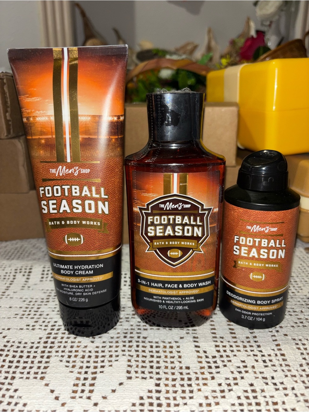 (2026) Bath & Body Works Football Season Men's Bath & Body Set
